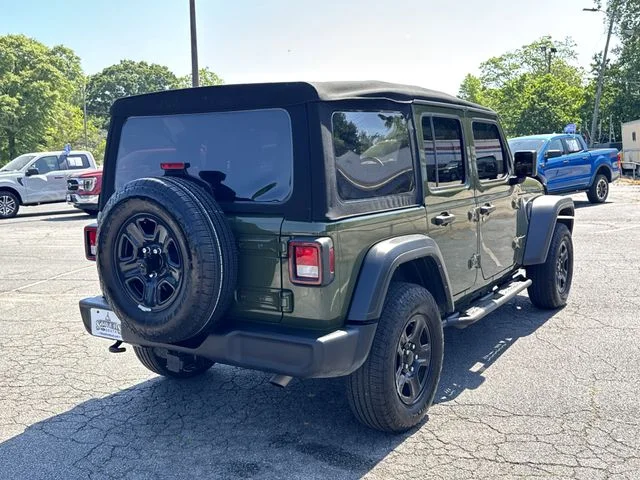 Certified Used 2024 Sarge Green Clearcoat Jeep Sport image 6