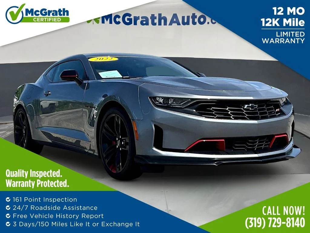 Certified Used 2022 Gray Chevrolet 3LT image 1