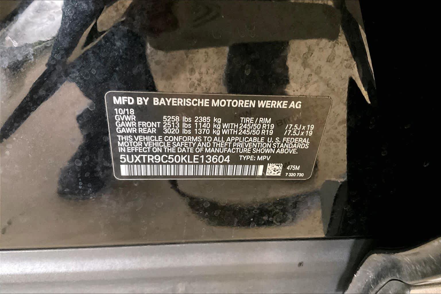 Used 2019 Black Sapphire Metallic BMW xDrive30i image 32
