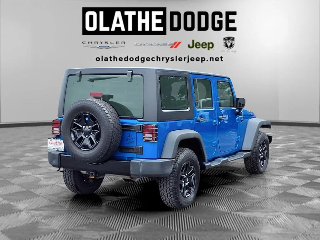 Used 2016 Blue Jeep Unlimited Sport image 27
