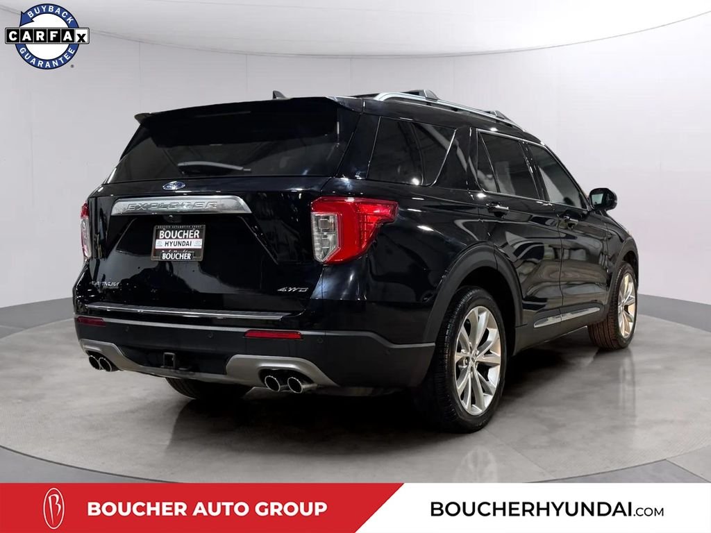 Used 2021 Black Metallic Ford Platinum image 3