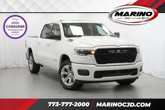 New 2025 Bright White Clear-Coat Exterior Paint RAM BIG HORN image 1