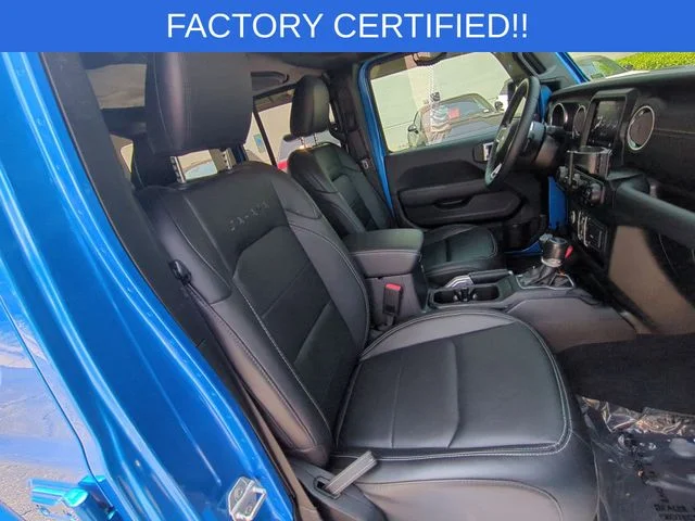 Used 2021 Blue Jeep Unlimited Sahara 4xe image 34