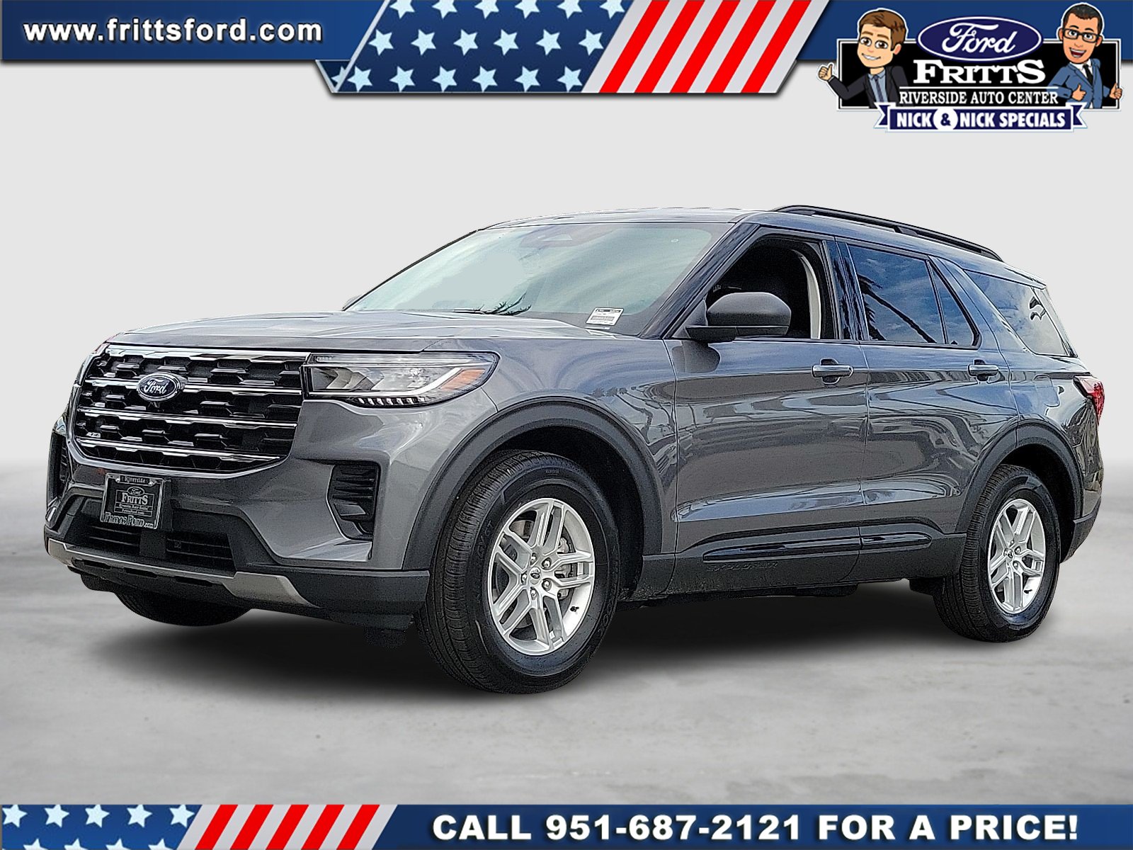 New 2026 Carbonized Gray Metallic Ford Active image 1