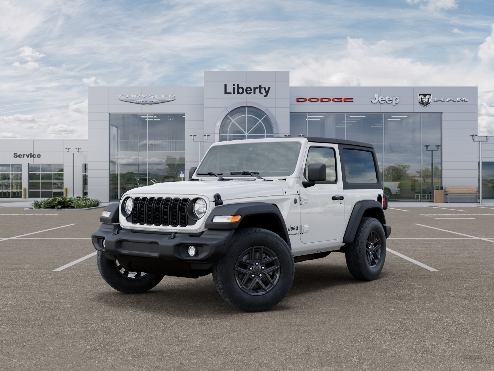 New 2026 Bright White Clear-Coat Exterior Paint Jeep Sport image 25