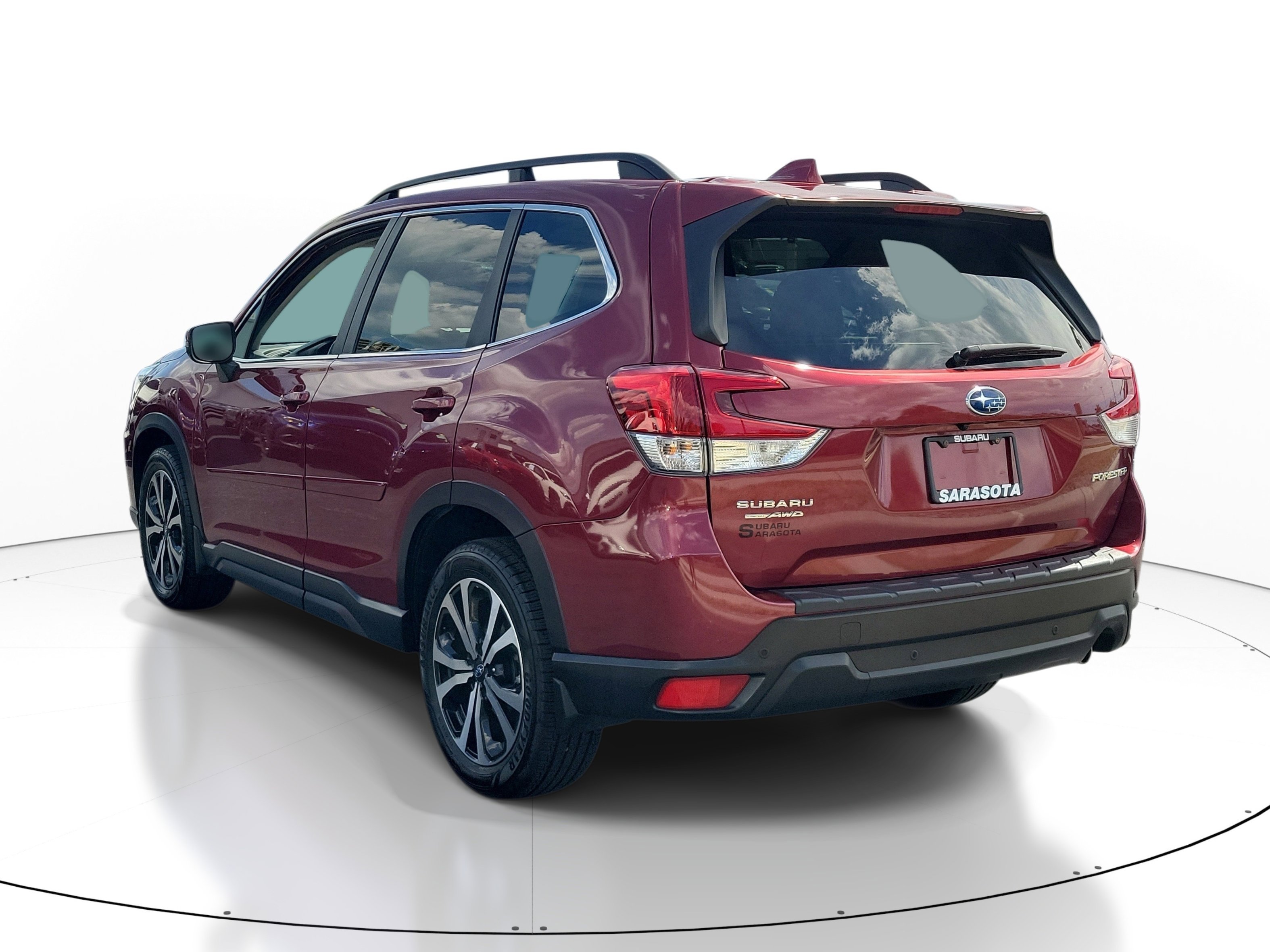 Used 2021 Crimson Red Pearl Subaru Limited image 3