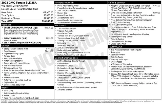 Used 2023 Black GMC SLE image 7