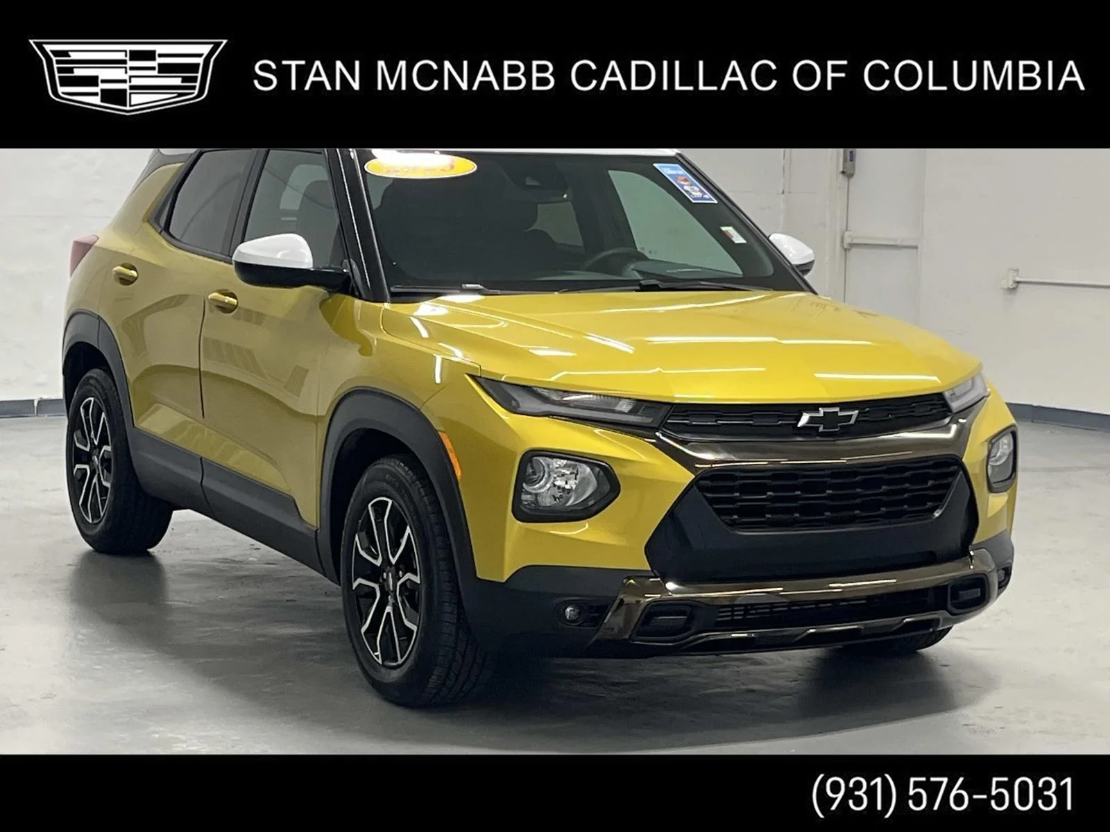Used 2023 NITRO YELLOW METALLIC Chevrolet ACTIV image 1