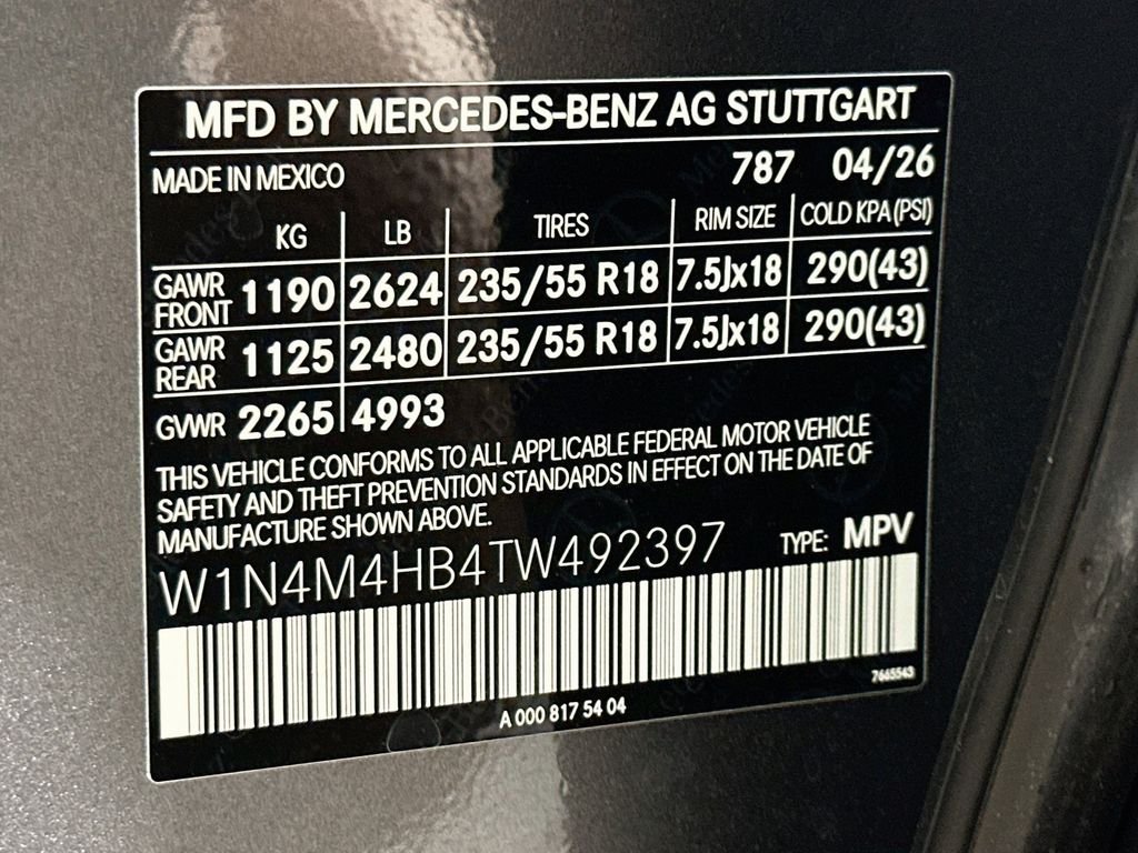 New 2026 Mountain Grey Metallic Mercedes-Benz GLB 250 image 31