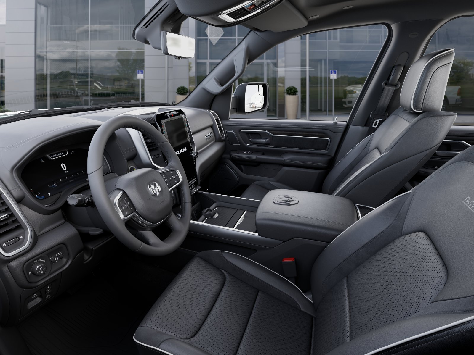 New 2027 Serrano-Green Metallic Exterior Paint RAM Laramie image 48