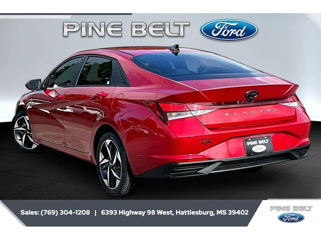 Used 2023 Scarlet Red Pearl Hyundai SEL image 2