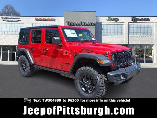 New 2026 Firecracker Red Clear-Coat Exterior Paint Jeep Willys image 1