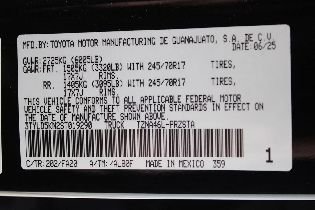 Used 2025 Black Toyota SR image 31