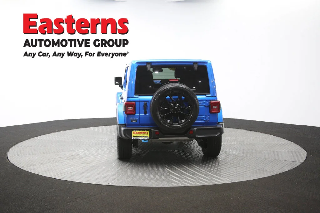 Used 2024 Blue Jeep Sahara 4xe image 38
