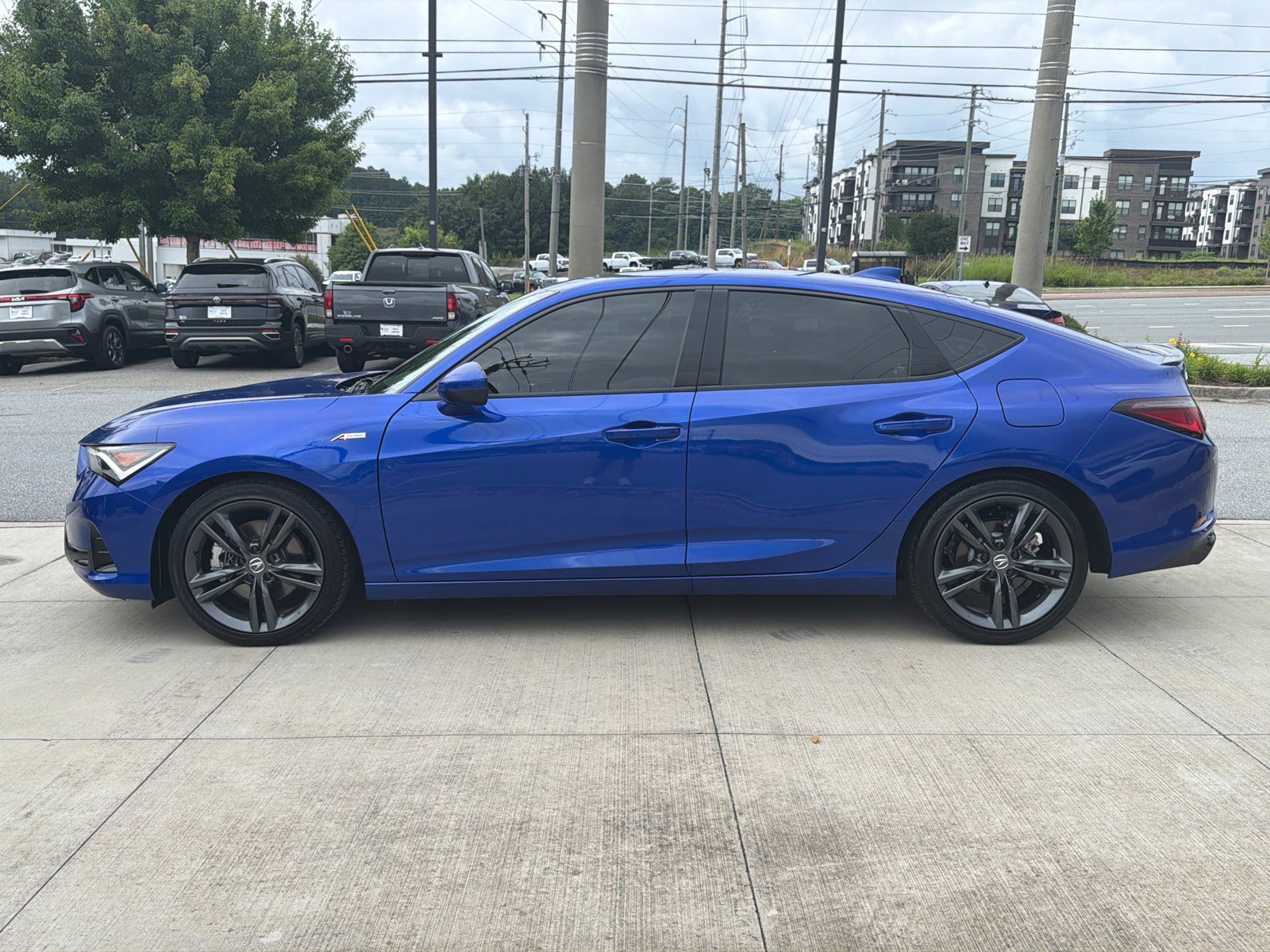 Used 2024 Apex Blue Pearl Acura with A-Spec Package image 6
