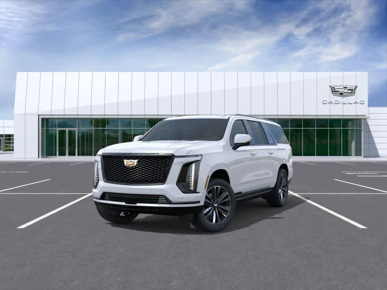 New 2026 Vibrant White Tricoat Cadillac Sport image 8