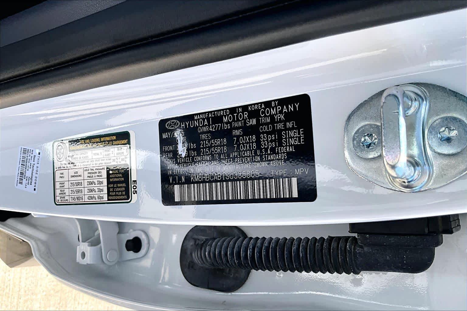 Used 2025 Atlas White Hyundai SEL image 50
