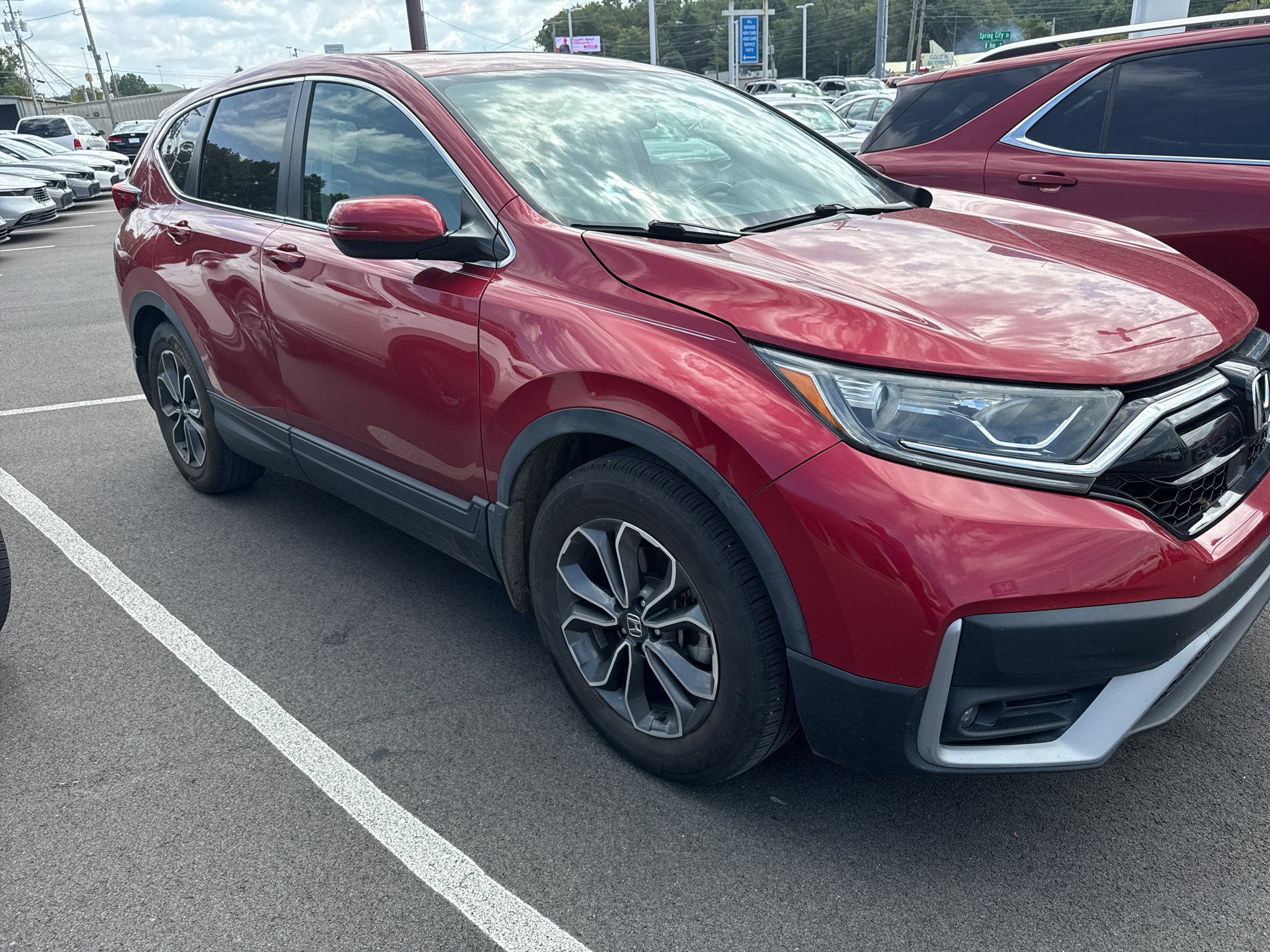 Used 2021 Radiant Red Metallic Honda EX-L image 7