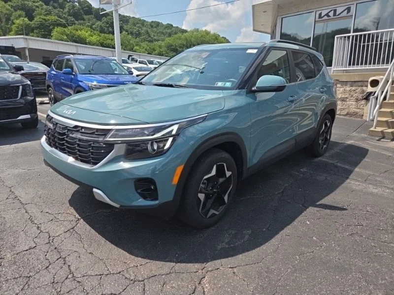 Used 2025 Blue Kia EX image 3