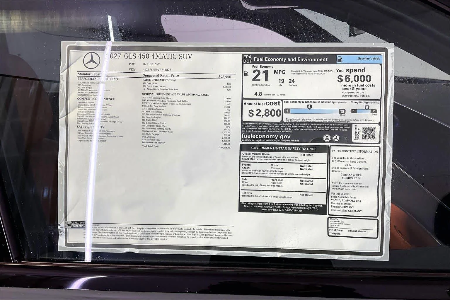 New 2027 Dark Petrol Mercedes-Benz GLS 450 image 18