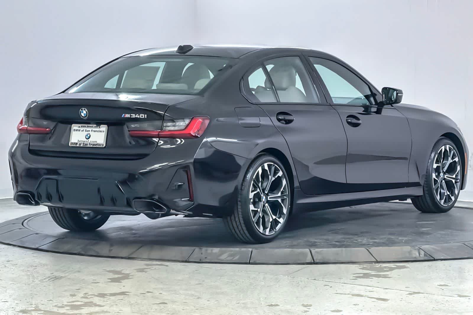 New 2026 Black Sapphire Metallic BMW M340i image 2