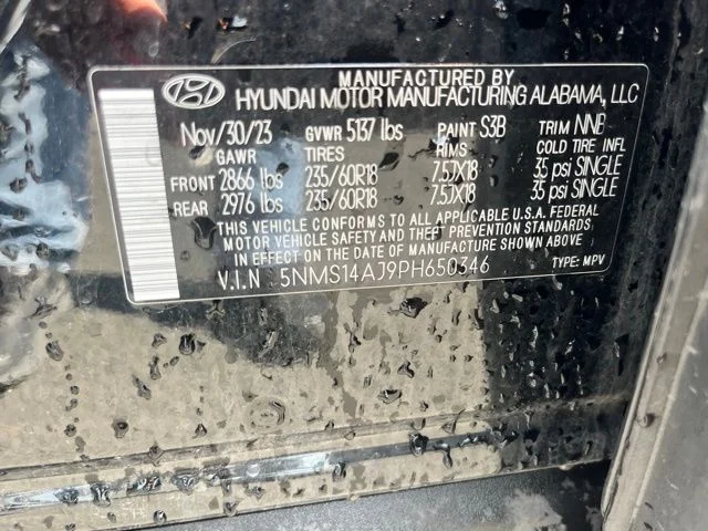 Used 2023 Black Hyundai SE image 13