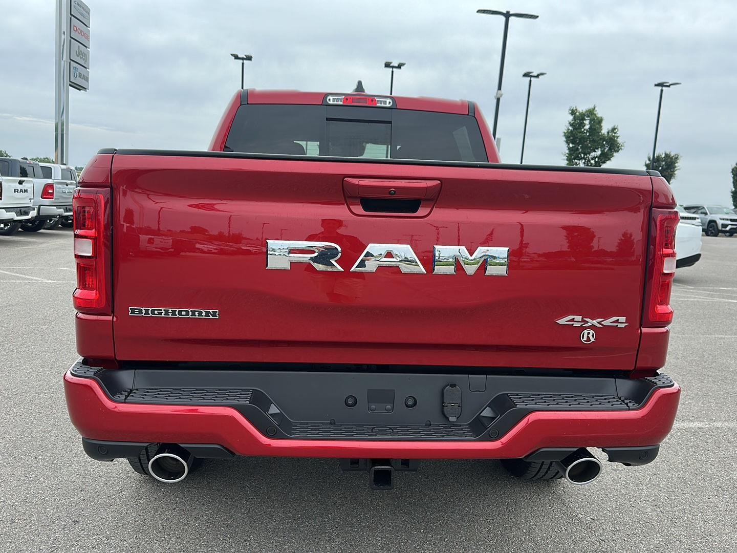 New 2026 Molten Red Pearl-Coat Exterior Paint RAM Big Horn image 3