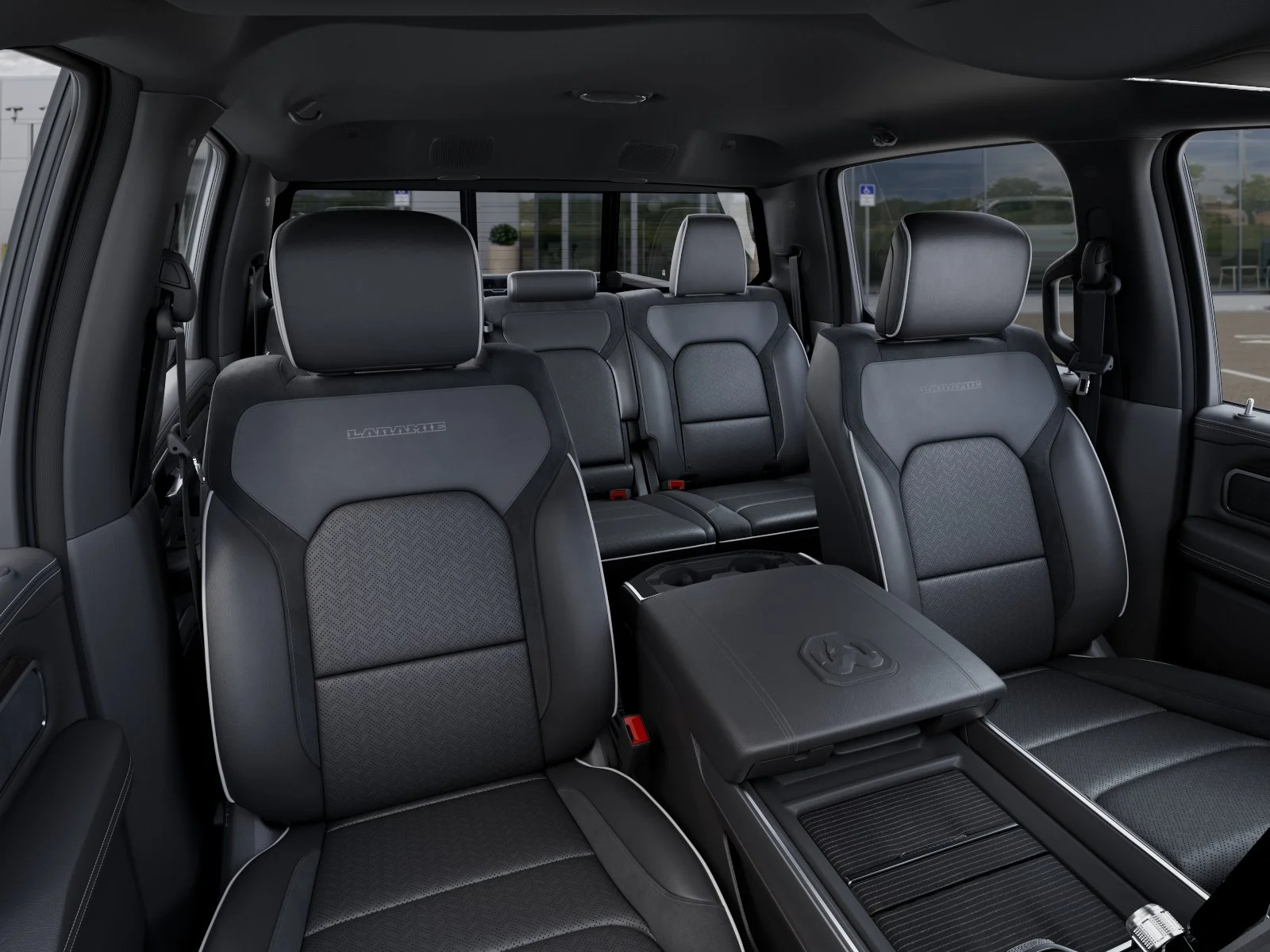New 2026 Diamond Black Crystal Pearl-Coat Exterior Paint RAM Laramie image 42