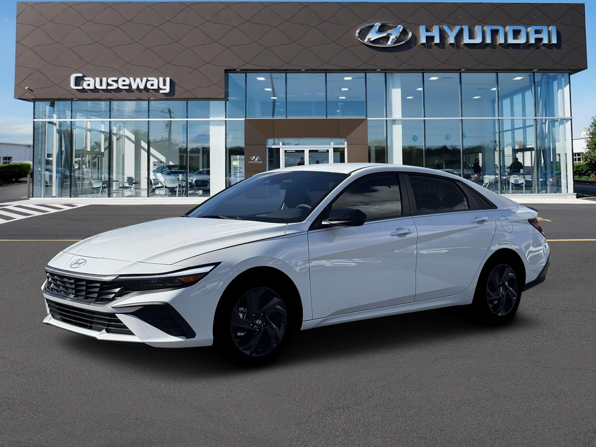 New 2026 White Hyundai SEL Sport image 2