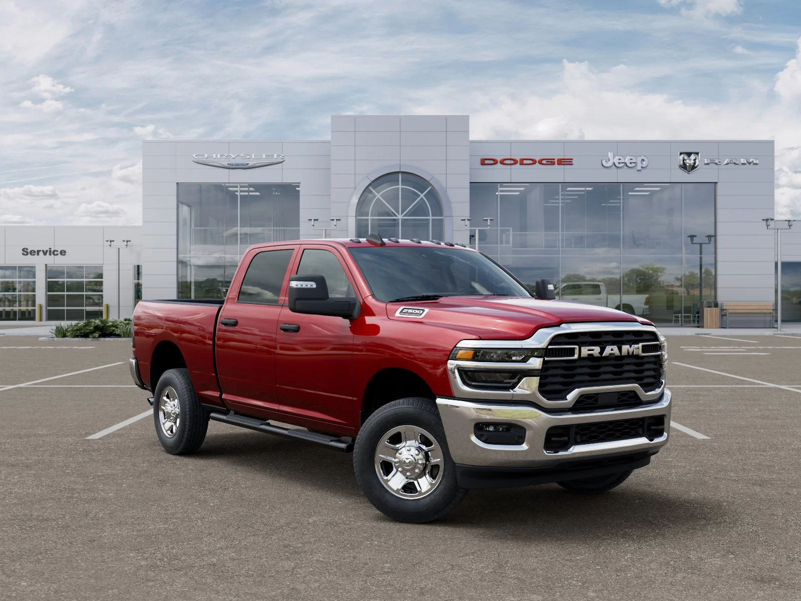 New 2026 Molten Red Pearlcoat RAM Tradesman image 36