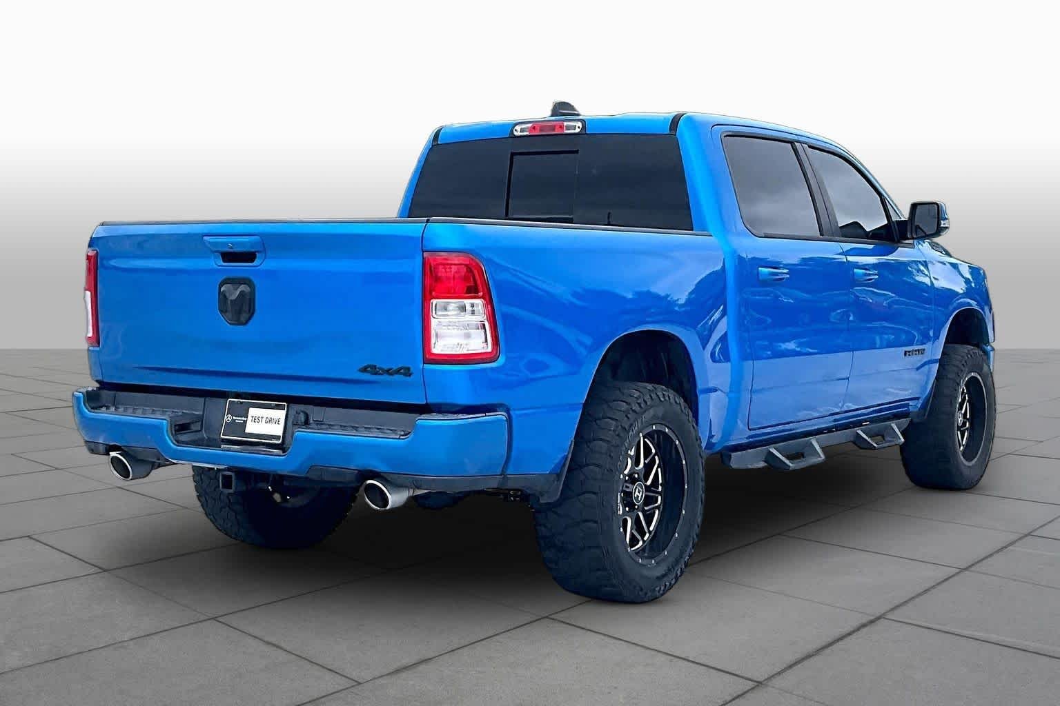 Used 2021 Hydro Blue Pearlcoat Ram Big Horn image 12