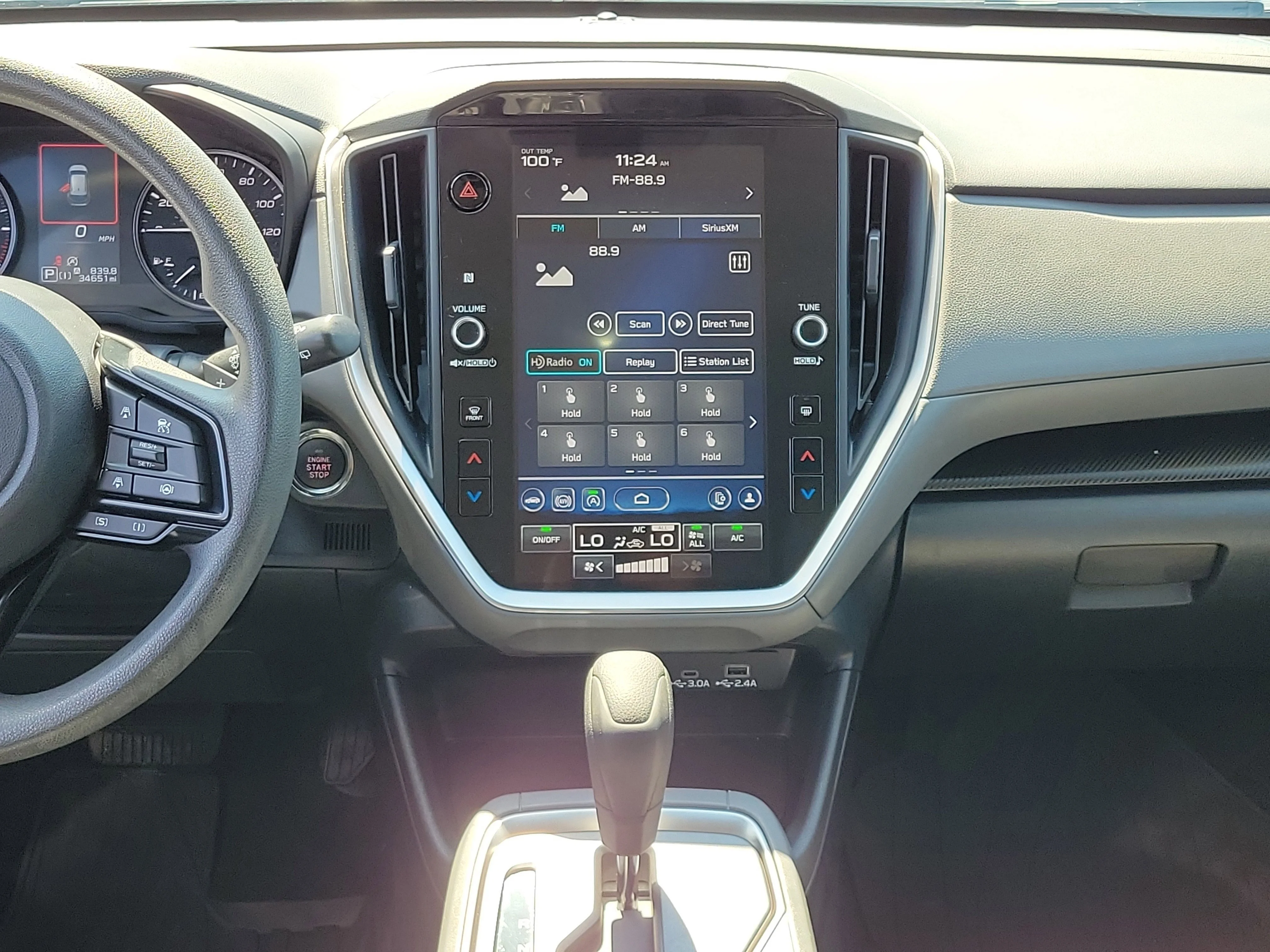 Used 2024 Magnetite Gray Metallic Subaru Premium image 19