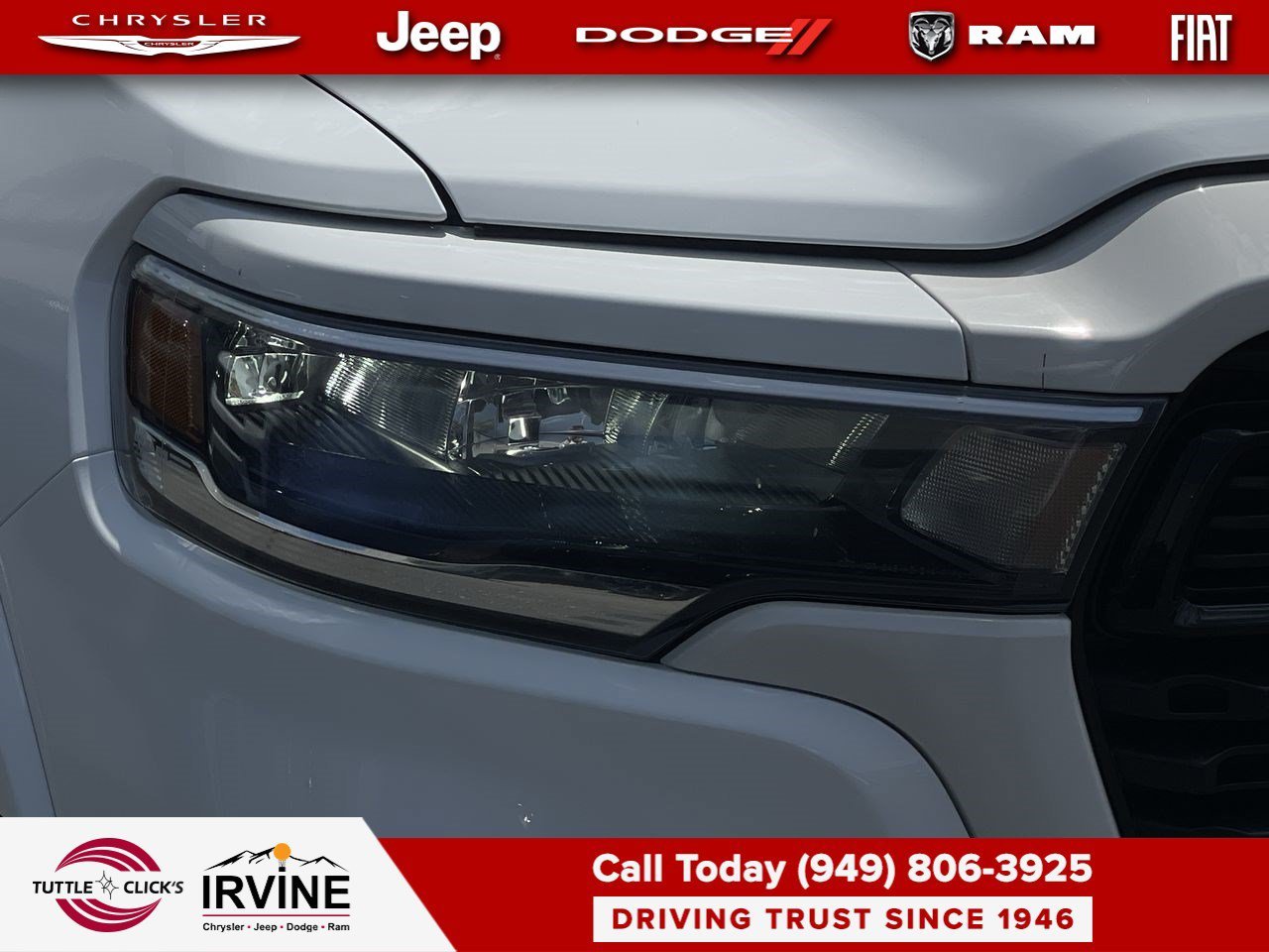 New 2026 Bright White Clear-Coat Exterior Paint RAM Big Horn image 7