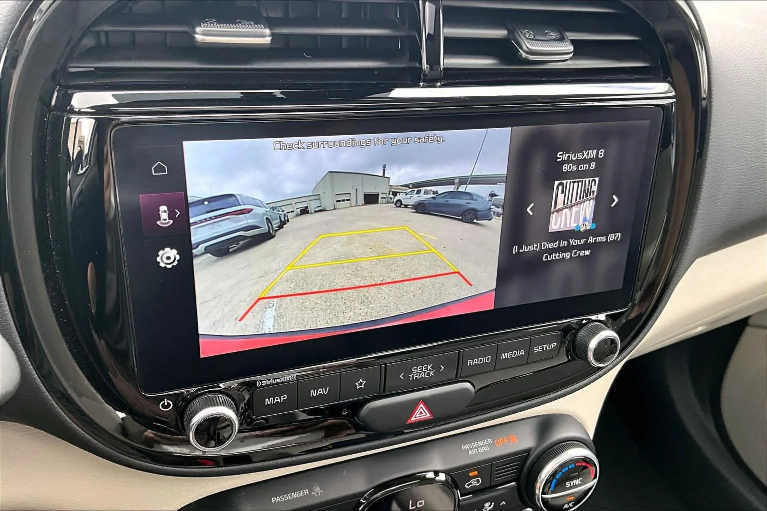 Used 2025 Inferno Red Kia EX image 26