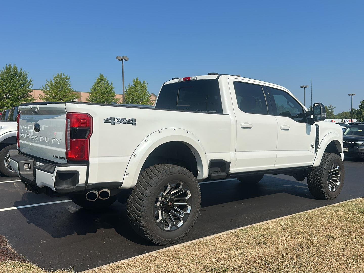 Used 2024 Star White Metallic Tri-Coat Ford LARIAT image 3
