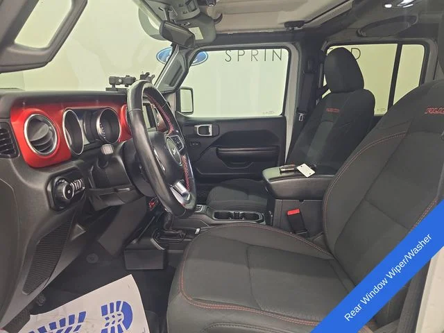 Used 2021 Bright White Clearcoat Jeep Unlimited Rubicon image 19