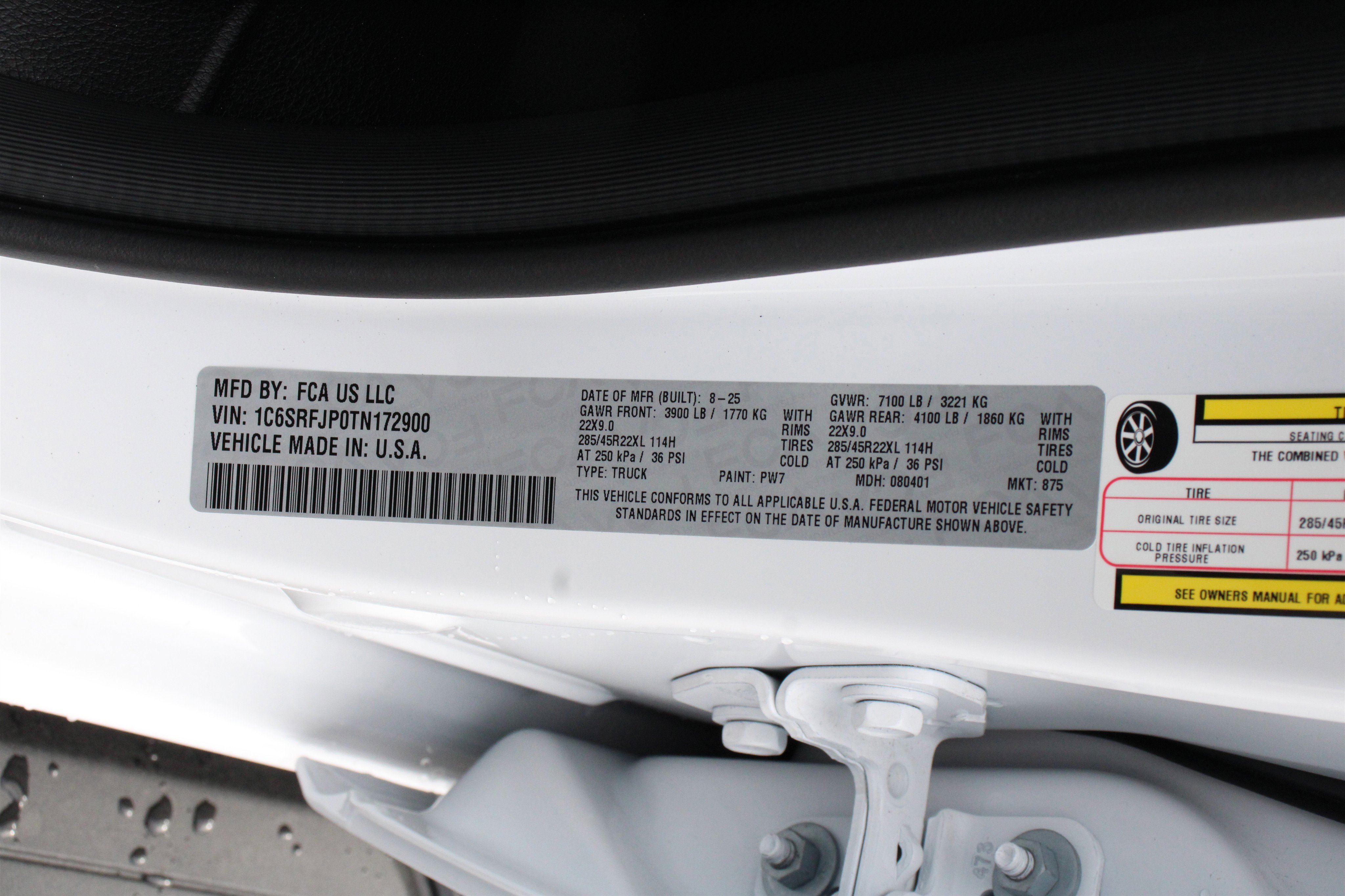 New 2026 Bright White Clear-Coat Exterior Paint RAM Laramie image 42