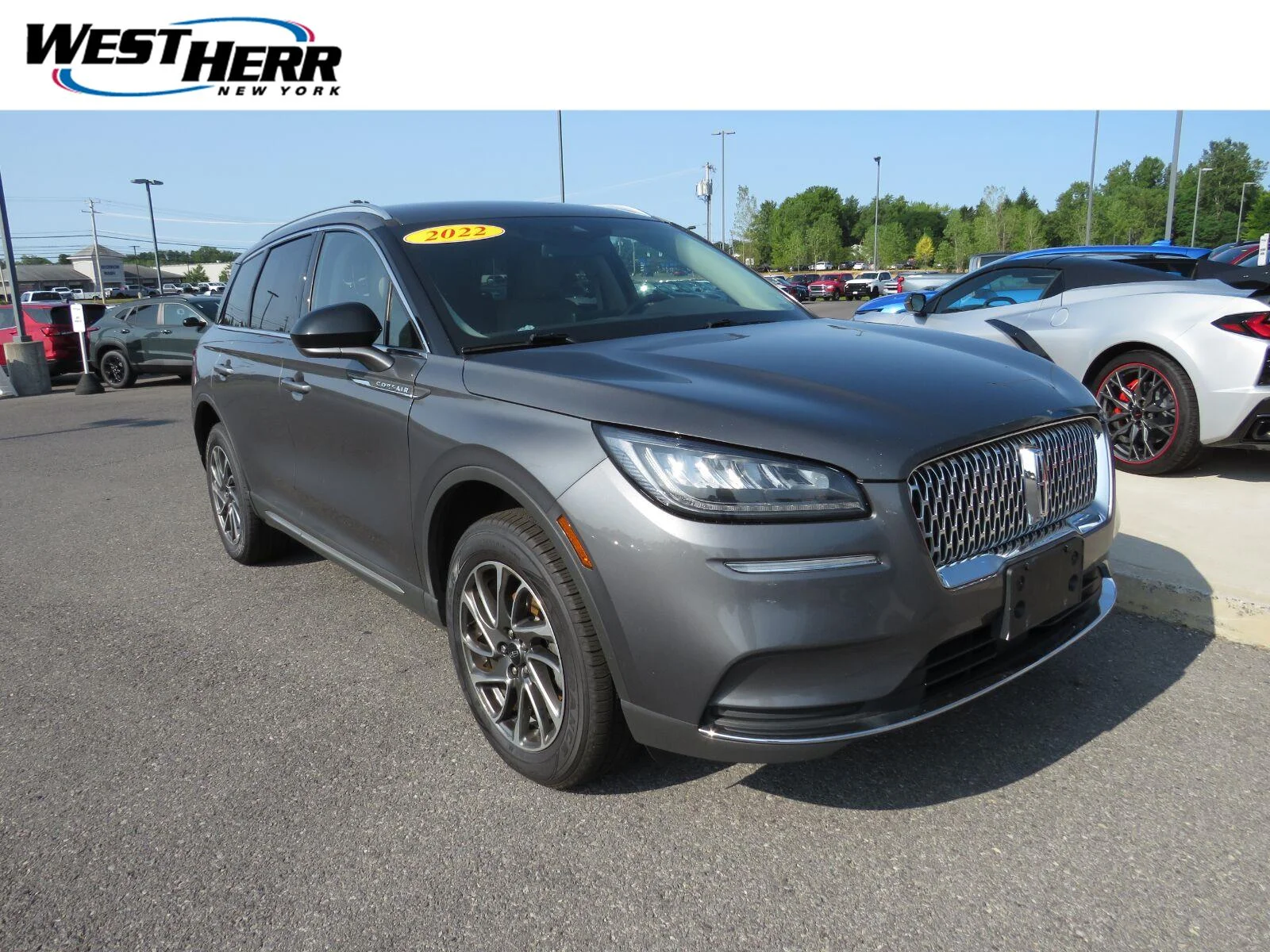 Used 2022 Asher Gray Metallic Clearcoat Lincoln Standard image 1