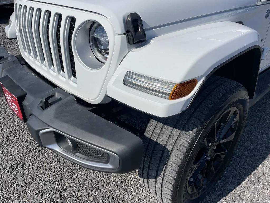 Used 2021 White Jeep Unlimited Sahara 4xe image 36