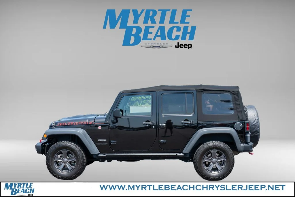 Used 2018 Black Clearcoat Jeep Unlimited Rubicon image 3