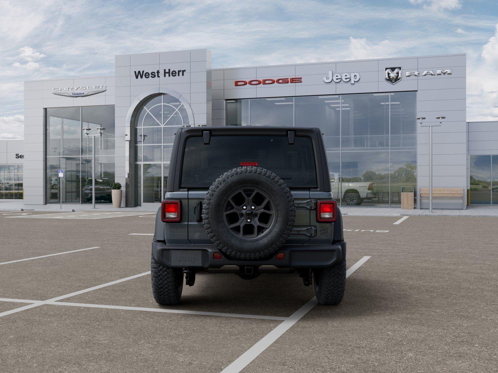 New 2026 Anvil Clear-Coat Exterior Paint Jeep WRANGLER 2-DOOR WILLYS image 7