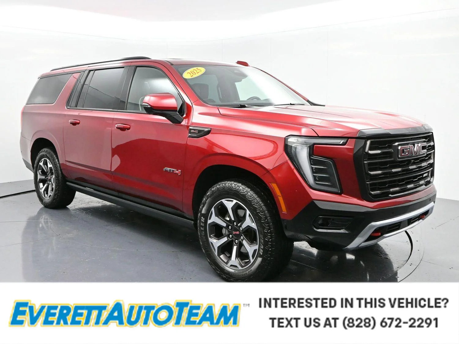 Used 2025 Volcanic Red Tintcoat GMC AT4 Ultimate image 1