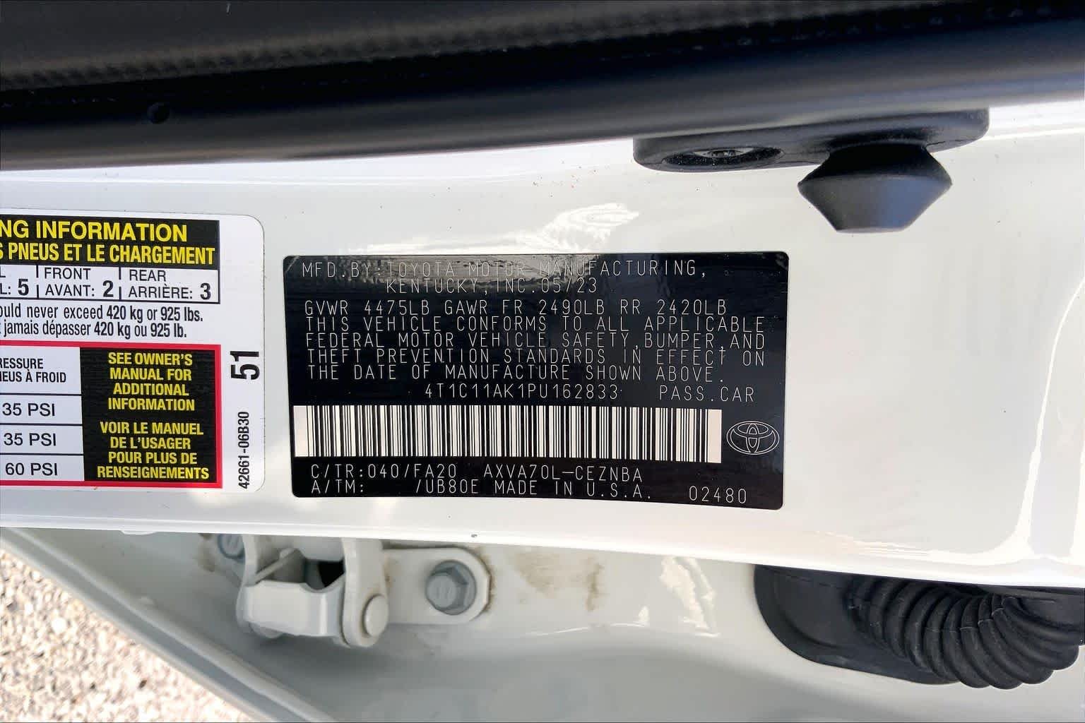 Used 2023 Ice Cap Toyota LE image 36