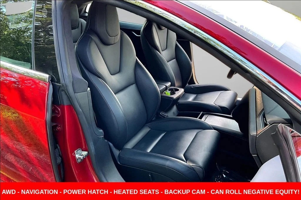 Used 2018 Red Tesla 100D image 32