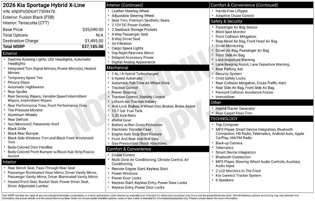 Used 2026 Black Kia X-Line image 26