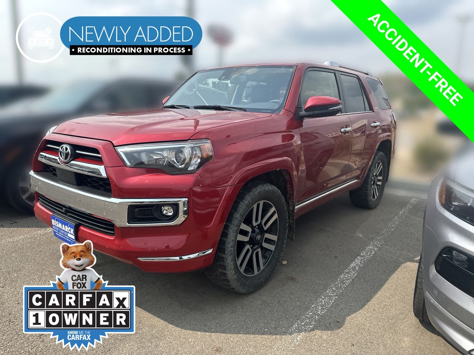 Used 2022 Red Toyota Limited image 1