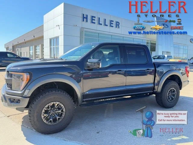 Used 2022 Antimatter Blue Metallic Ford Raptor image 1