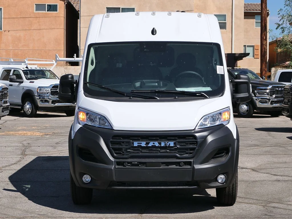 New 2026 Bright White Clear Coat RAM Cargo Van Tradesman High Roof 136" WB w/Pass Seat image 6