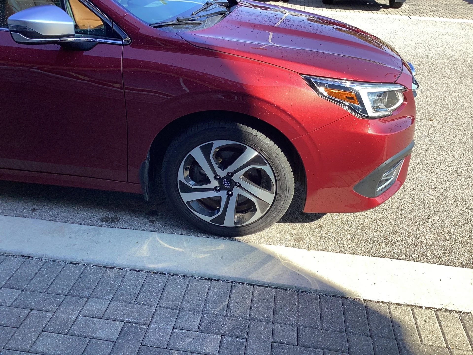 Used 2021 Crimson Red Pearl Subaru Touring XT image 2