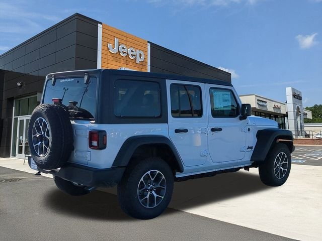 New 2026 Bright White Clear-Coat Exterior Paint Jeep Sport S image 8